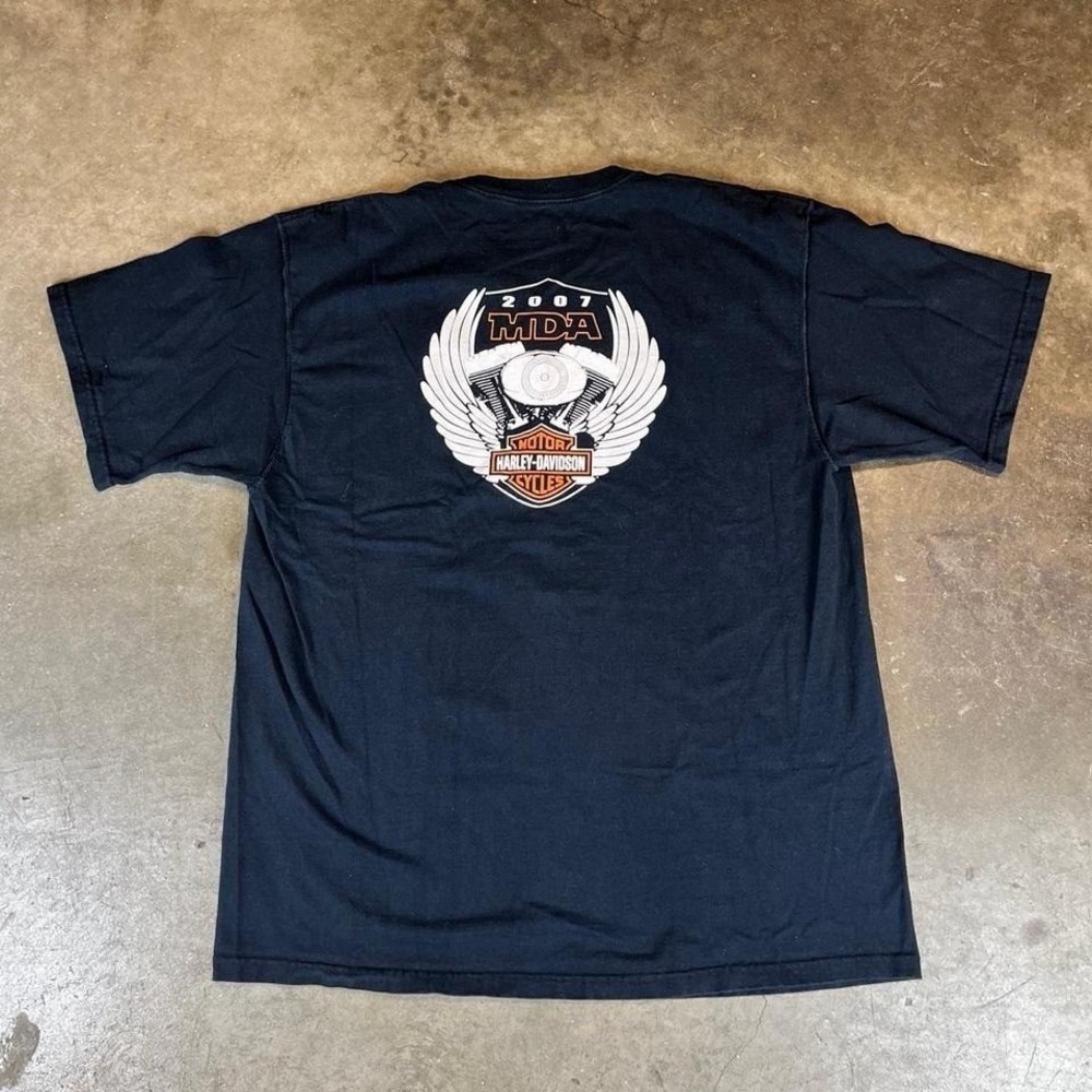 Harley Davidson black cotton t-shirt Size men's XL